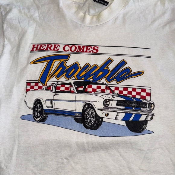 VTG 90’s Ford Mustang Racing Tee - Picture 4 of 7